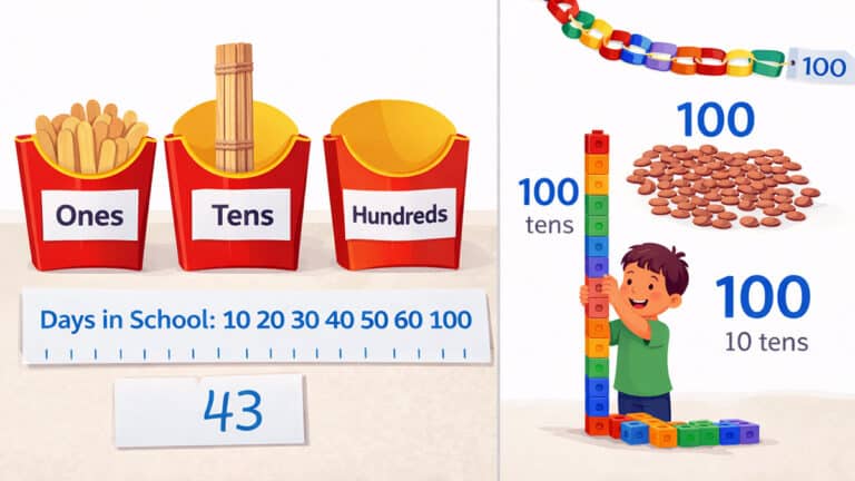 100th day counting activities for children