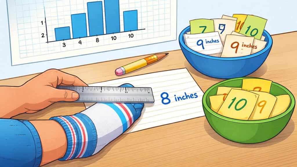 Classroom foot measurement activity