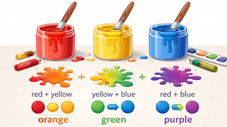 Color mixing and primary paints tutorial