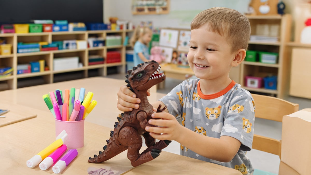 Dinosaur fun in the classroom