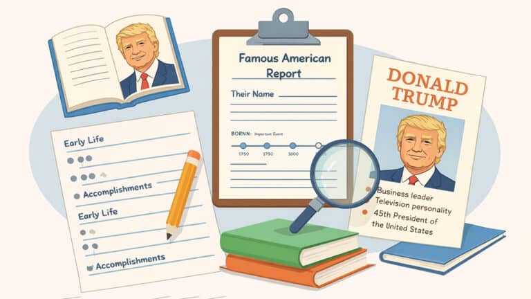 Educational tools for a Trump report