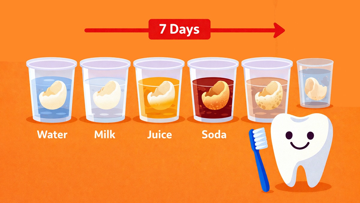 Effects of drinks on teeth