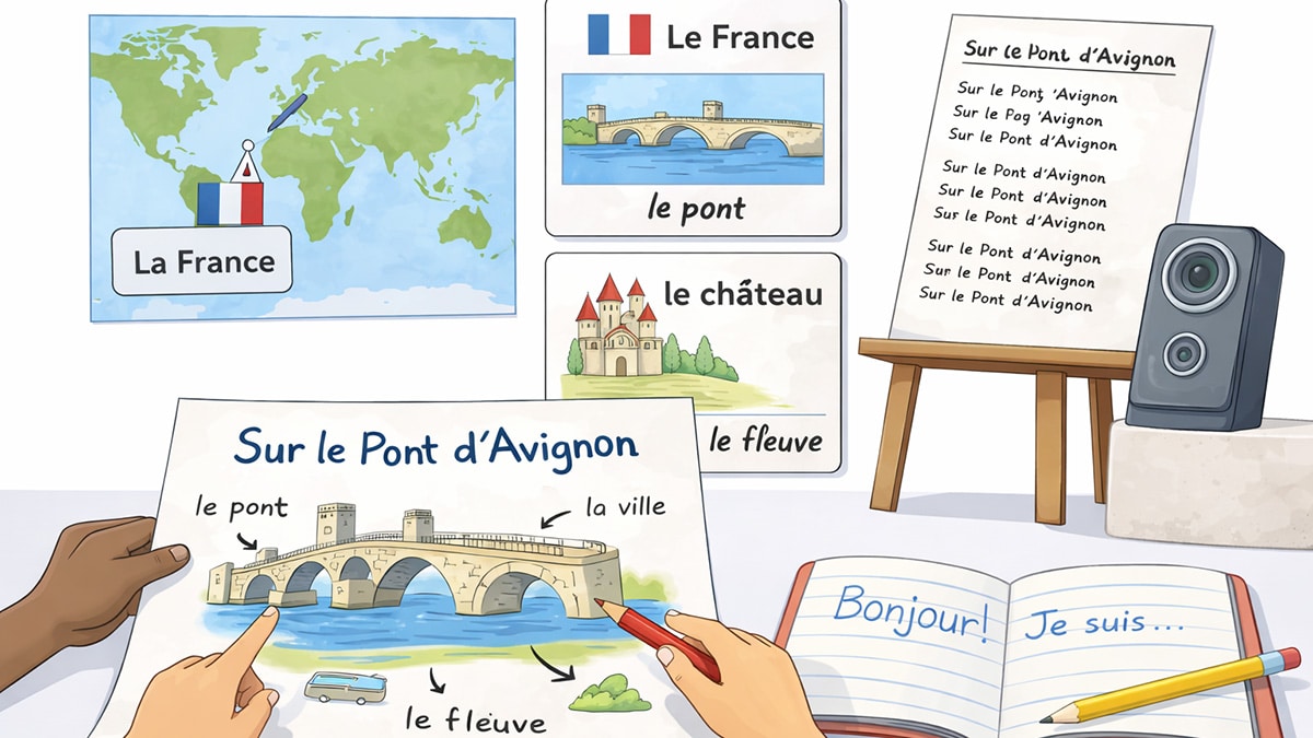French language and culture lesson