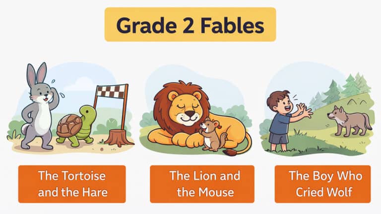 Grade 2 fables illustrated vividly