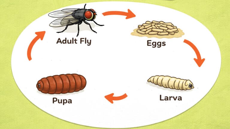 Housefly life cycle