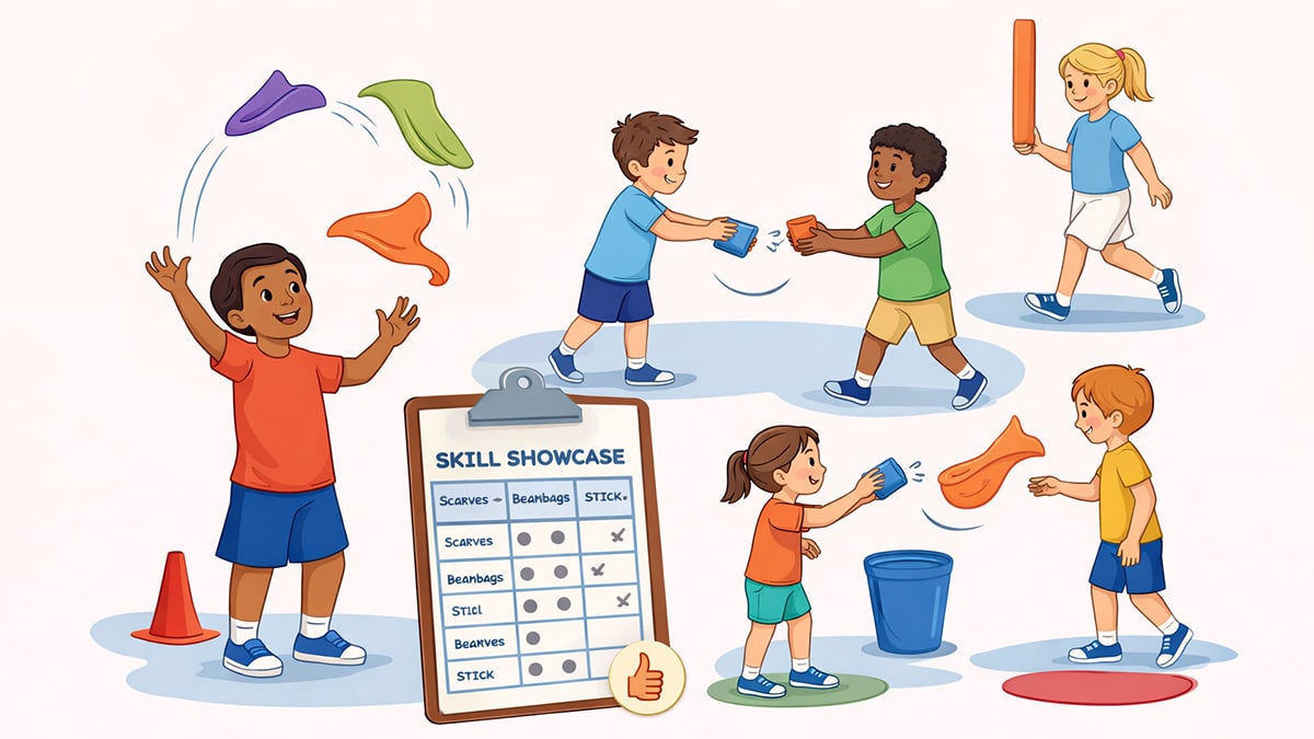 Juggling and coordination practice activities