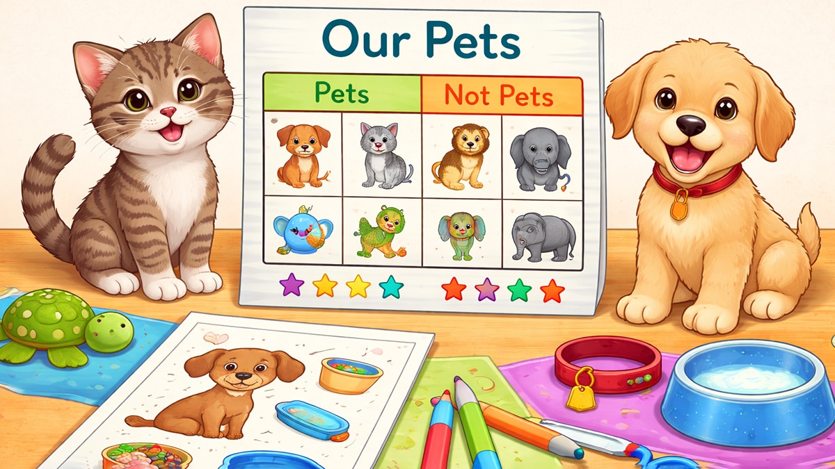 Learning about pets with fun activities