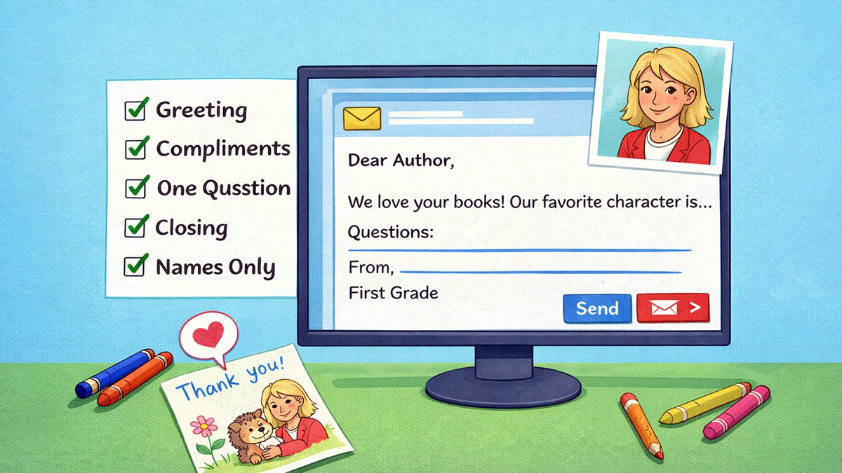 Learning to write with compliments and questions