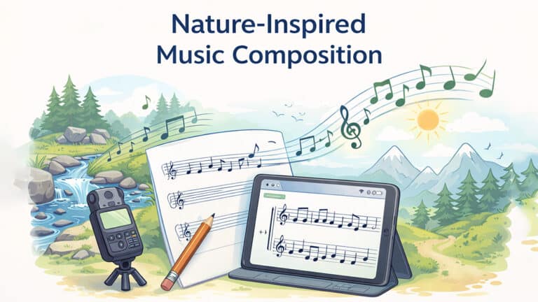 Nature-inspired music composition process