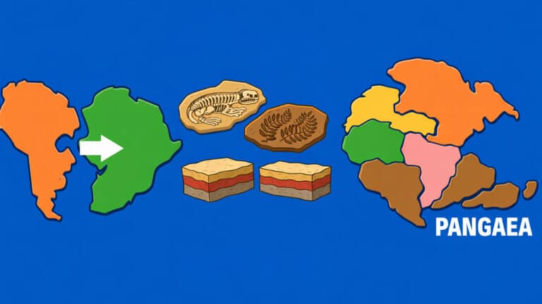 Pangaea continents and fossil evidence