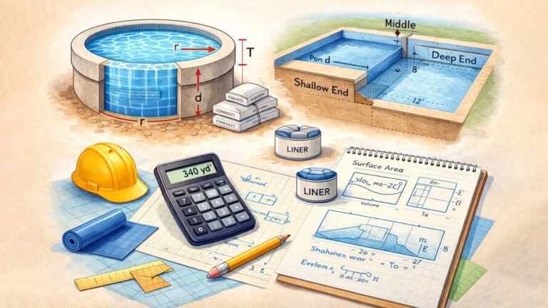 Spa and pool construction planning