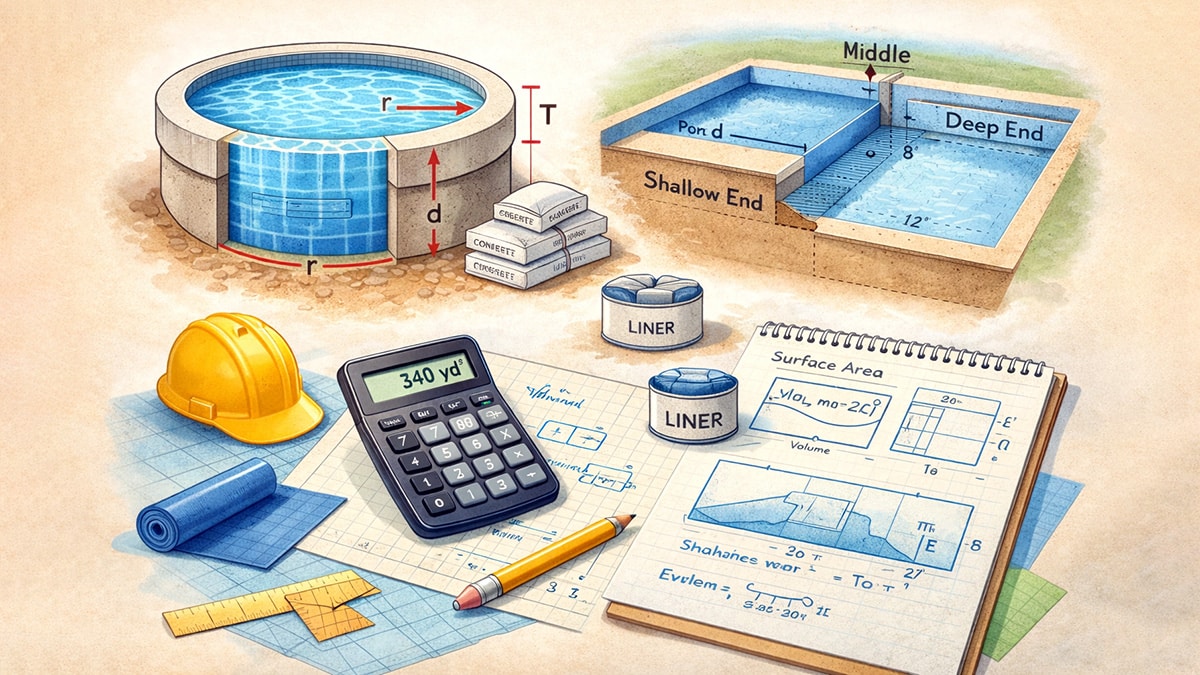 Spa and pool construction planning