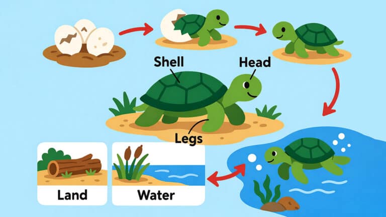 Turtle life cycle and habitats guide
