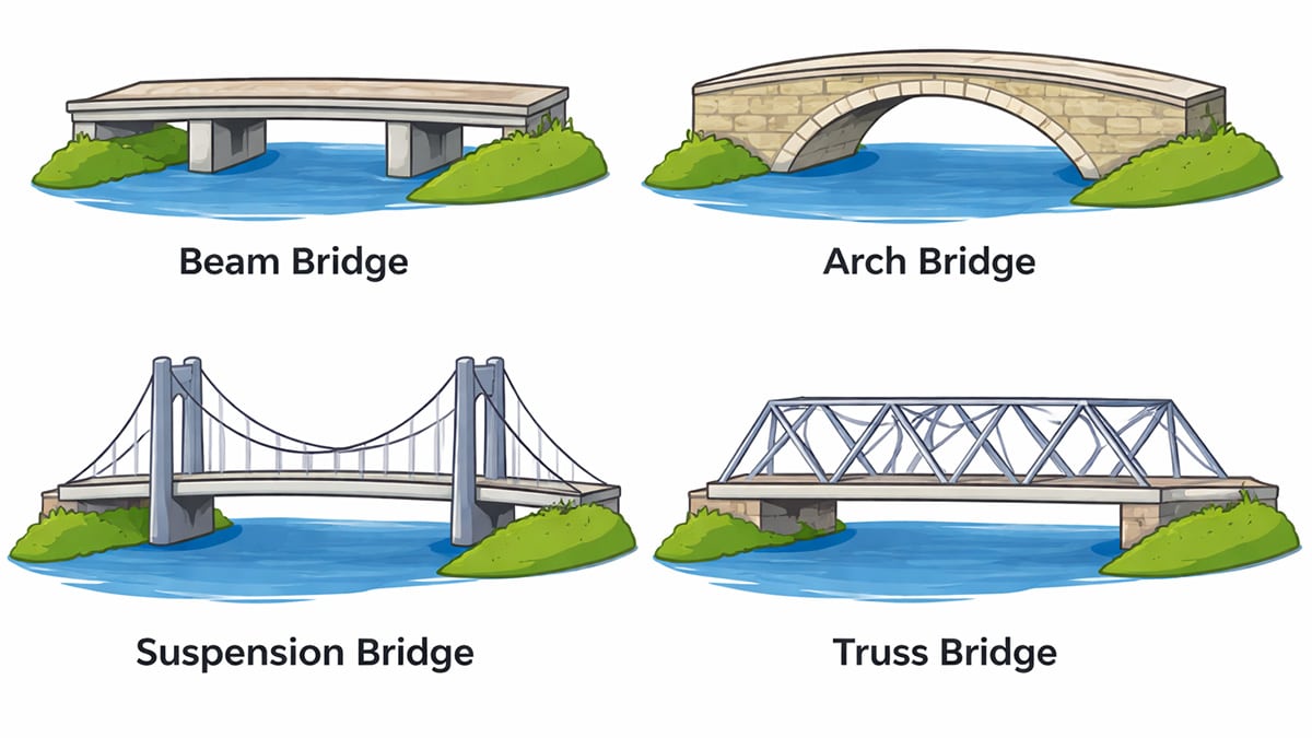 Types of bridges explained