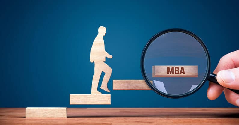 Career progress from an MBA degree