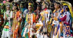 Native American dancers